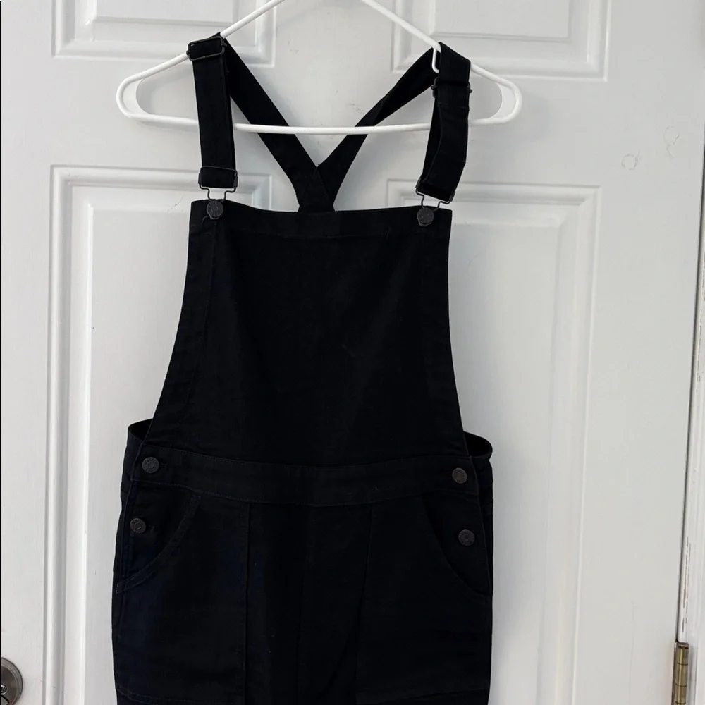 Madewell Denim Cross Back Overalls sz large
